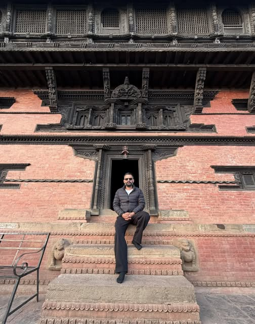 Balen Shah at Patan Durbar Square